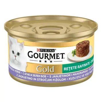 GOURMET GOLD Rețetă Rafinată, cu Miel și Fasole Verde
